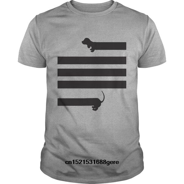 

funny t shirt dachshund love silhouette tshirt men tee