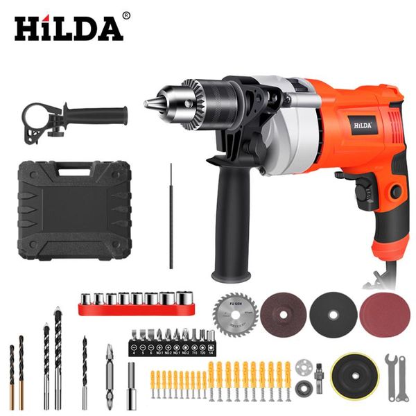 

650w impact electric drill electric rotary hammer with bmc and 5pcs accessories impact drill power