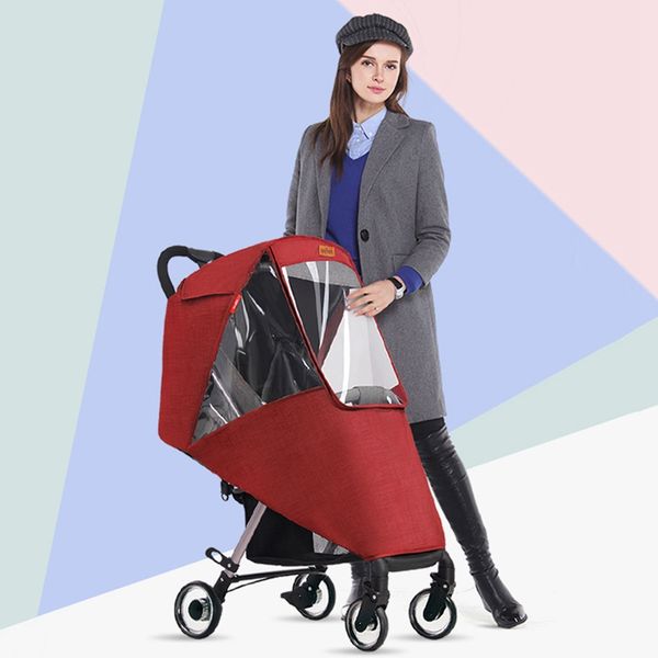 

stroller parts & accessories universal baby rain cover winter waterproof wind dust pram shield kids pushchairs raincoat born raincover