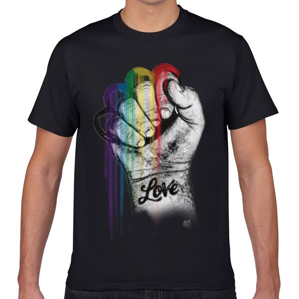 

топы t shirt men любовь побеждает fit подписи geek печать мужской тенниску xxxl
