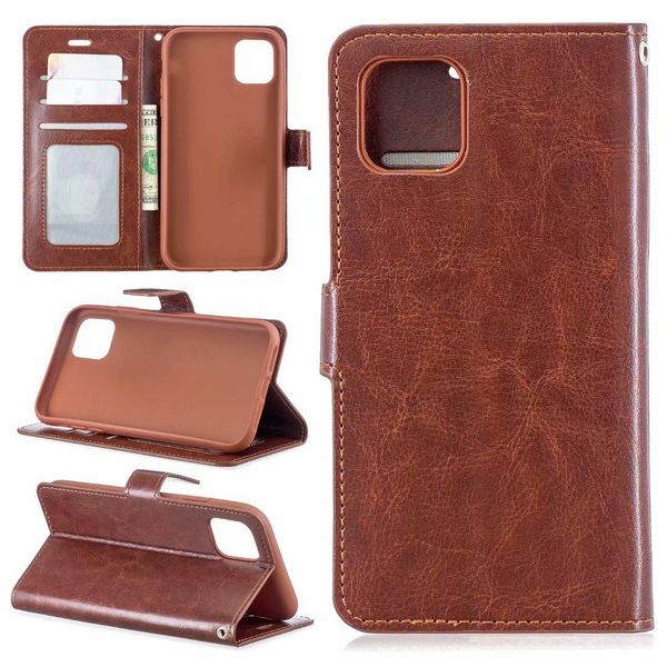 

phone crazy horse wallet leather case for iphone 11 pro xs max xr x 8 plus 7 6