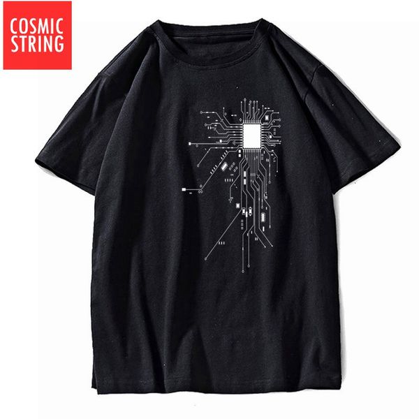 

cosmic string short sleeve geek heart men t shirt casusl o-neck men tshirt loose t-shirt male mens tee shirts cr-b0104