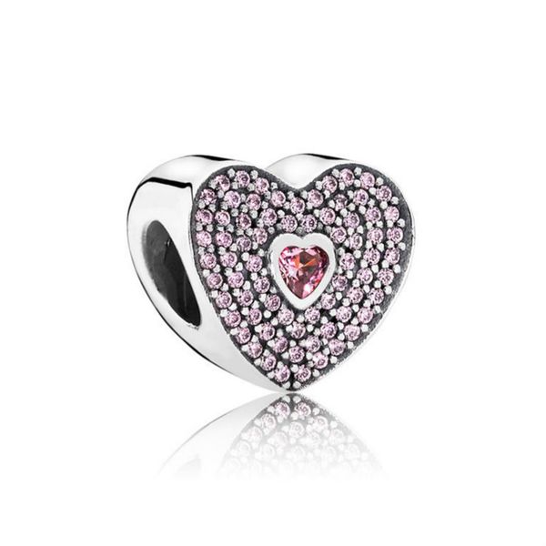 

new 100% 925 стерлингового серебра 1: 1 аутентичные 791555czs свит сердце шарм л браслет оригинальный женщины ювелирные изделия, Black