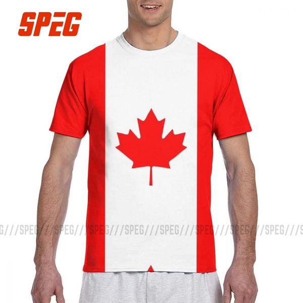 

canada canadian flag red maple leaf t shirt men's polyester leisure t-shirts all over print full 3d tees short sleeve