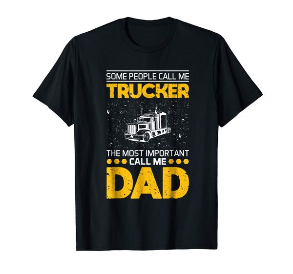 

trucker dad's father day gifts t shirt for men print casual t-shirt men brand tee summer short sleeve cotton