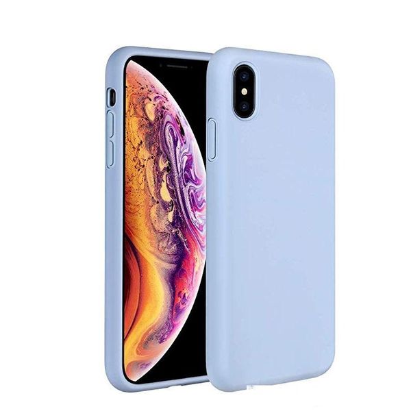 

case for iphone xs max xr xs thick liquid silicone phone case anti-fall matte cell phone protective cover for iphone 6 7 8 plus