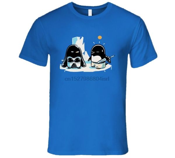 

penguin humor darth vader helmet south pole t shirt