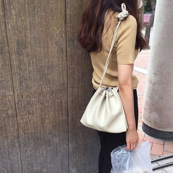 

women's bags 2020 new soft face strap pure color simple fashion wild shoulder diagonal bag