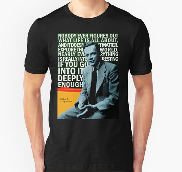 

мужчины с коротким рукавом тенниска ричард фейнман unisex тенниска женщины тенниска