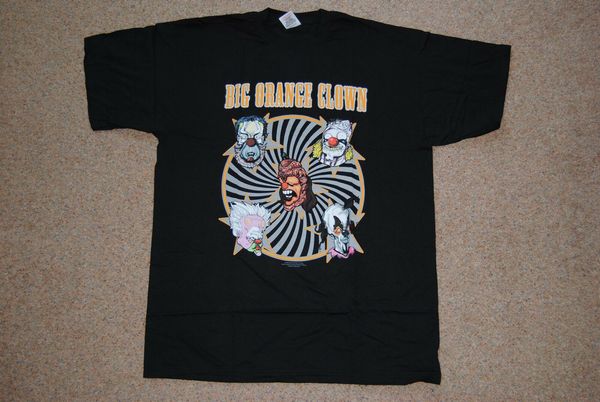 

big orange клоун records клоун circle t shirt new официального slipknot крэхан новый бренд-одежда футболка топ тройник
