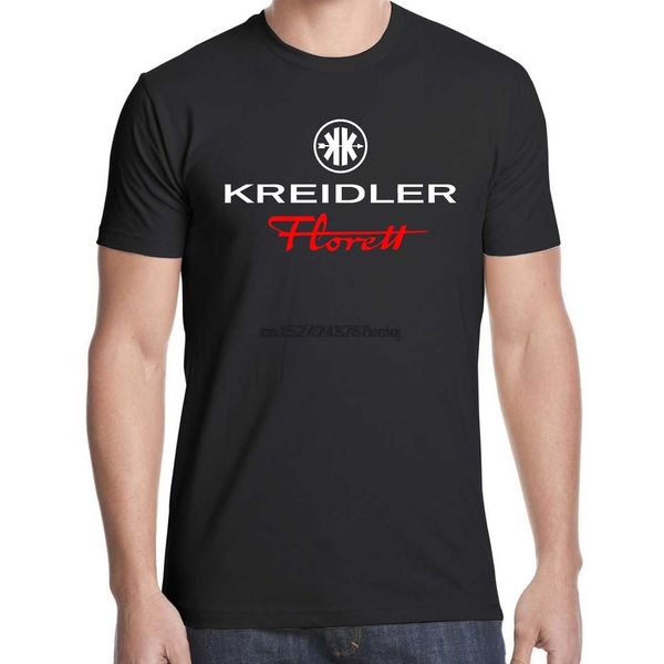 

kreidler florett t-shirt in 5 verschiedenen farben mens round neck fashion clothing short sleeves t shirt