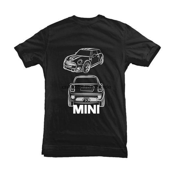 

2019 jcw mini car outline tee for british classic car cooper boyfriend dad gift - tee 100% cotton brand