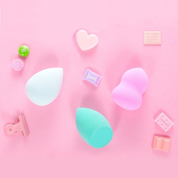 

20pcs makeup sponge puff colorful beauty egg professional makeup tool foundation concealer cosmetic blending sponge random shape