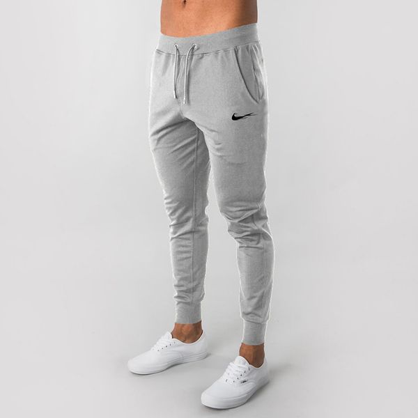 

men's pants fitness elastic bodybuilding pant running pants brand track workout pencil jogging 2020 casual trousers, Black;blue