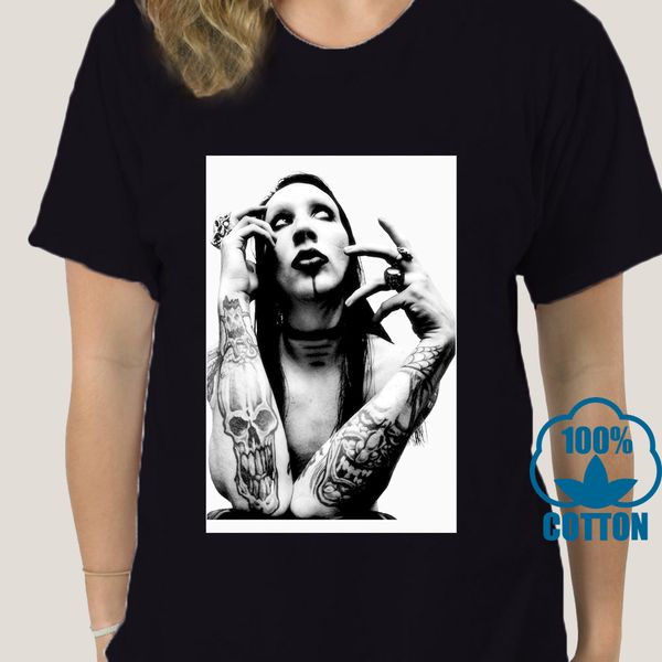 

1489d men t shirt t-shirt marilyn manson original white tshirts women t-shirt