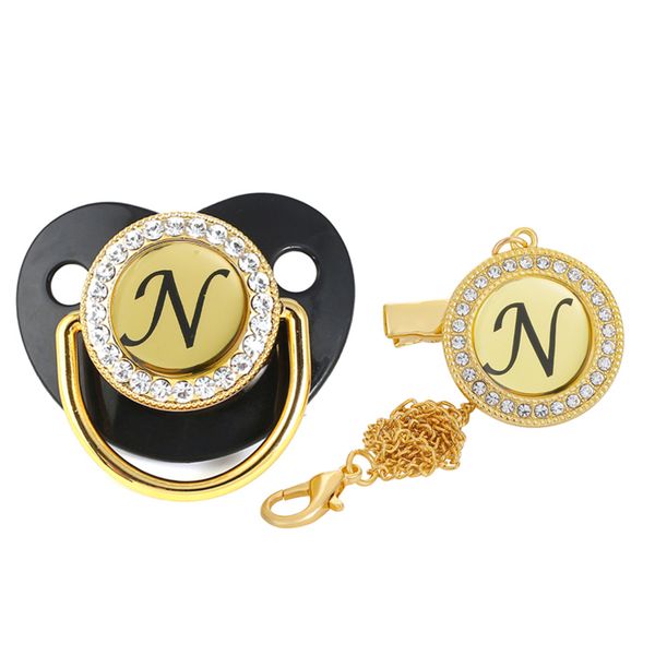 

blingbaby gold bpa n letter popular bling baby soothy pacifier