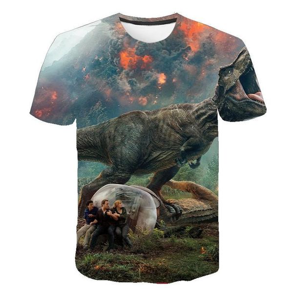 

new jurassic park jurassic world boy girl cool 3d print shirts humor hippie aesthetic men clothing