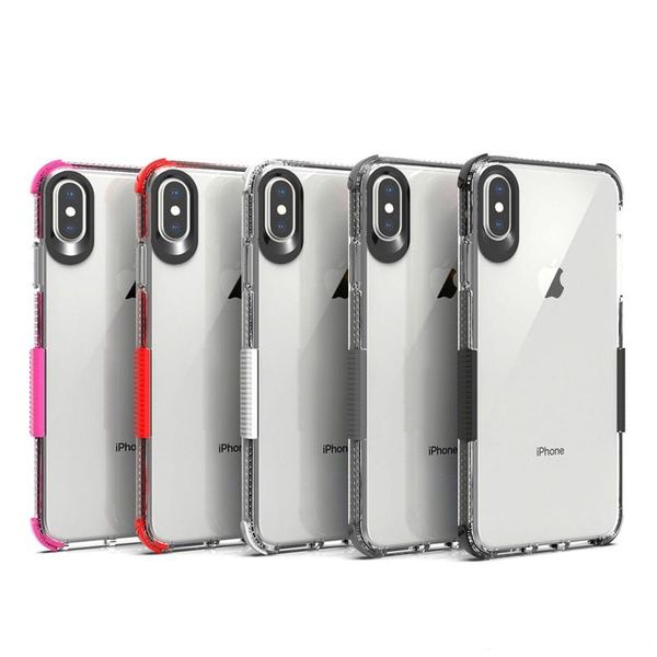

for iphone xs case shockproof skidproof thick bumper clear soft mobile phone case silicone protective for iphone 9 case b