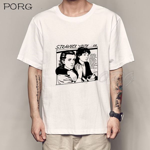 

stranger things stranger youth harajuku graphic t shirts cartoon movie oversized men's t-shirt printed streetwear anime shirt