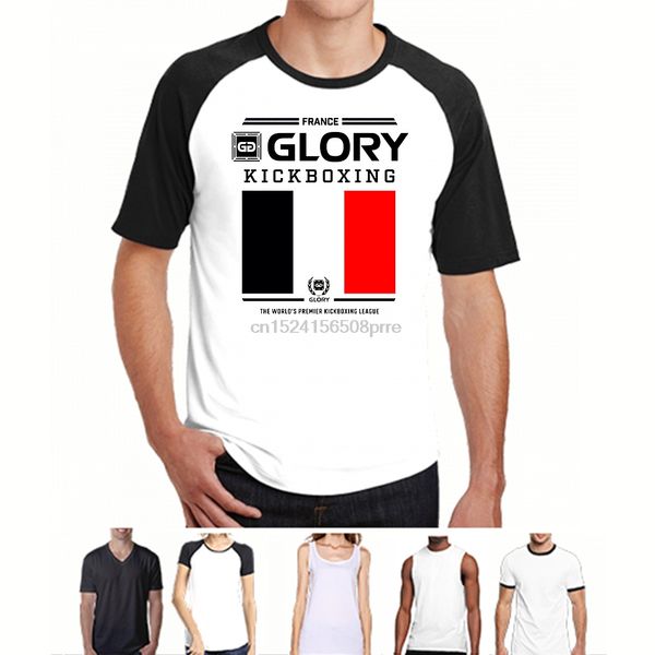 

men casual t shirts glory kickboxing man fashion cotton black size s-3xl