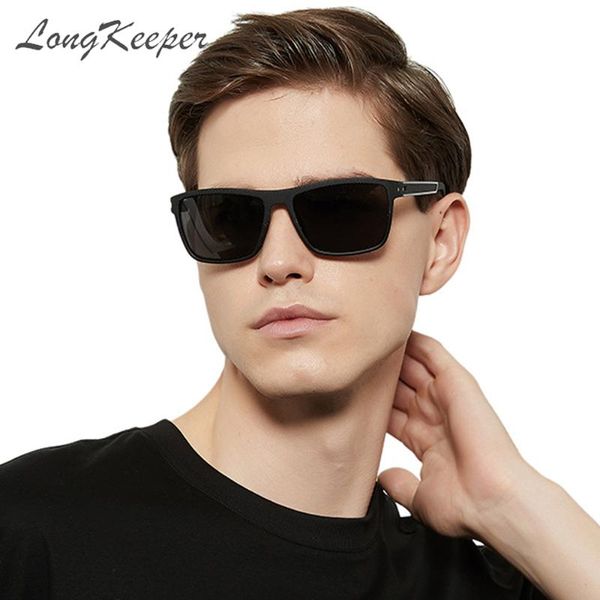 

longkeeper classic square sunglasses men women brand design driving sun glasses shades eyewear oculos masculino, White;black