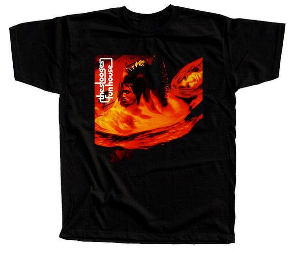 

the stooges - fun house, album cover, iggy pop, t-shirt dtg (black) s-5xl cotton tee shirt style
