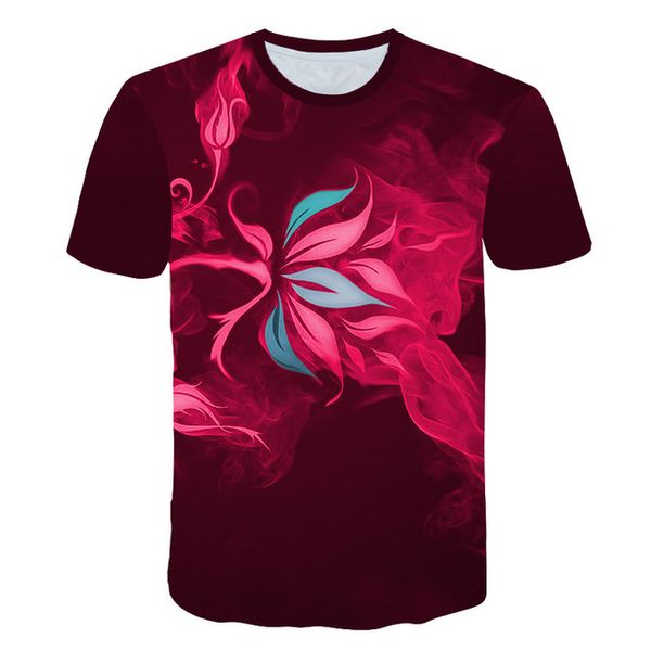 

new love beautiful rose flower 3d print shirts comics kawaii humor men clothing
