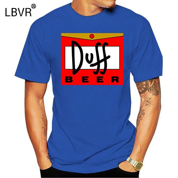 

мужские печати casual 100% хлопок t-shirt популярные duff beer mens t-shirt