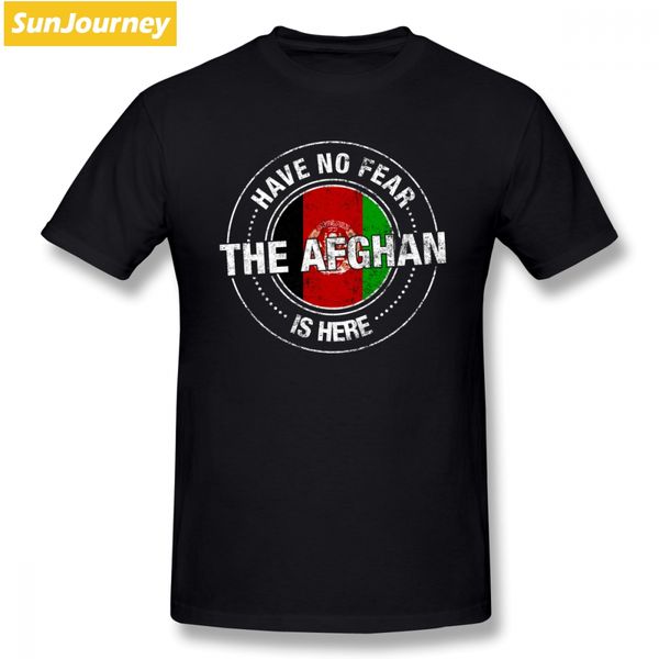 

have no fear the afghan is here t shirt short sleeve custom clothes summer car-styling plus size o-neck cotton funny t-shirts