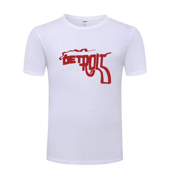 

detroit smoking gun novelty creative men's t-shirt t shirt men 2018 new short sleeve o neck cotton casual tee