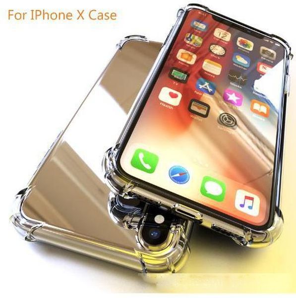 

original anti-knock tpu case for iphone x iphone 7 8 plus clear silicon shockproof cover for iphone x cases accessories