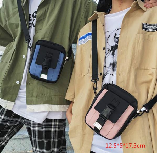 

hbp street tide brand retro bag ins canvas tooling messenger cool shoulder bag men and women wild