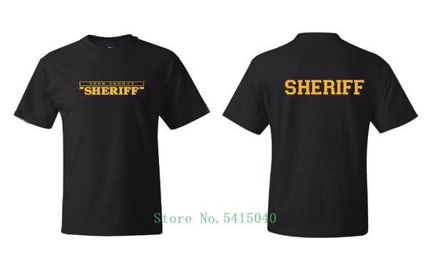 

custom county deputy sheriff law enforcement t-shirts 2020 cool new men's summer brands novetly printed t-shirt tee top
