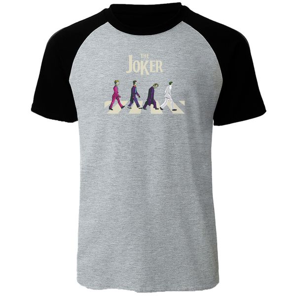 

2019 summer cotton raglan short sleeve men's t shirt style suicide squad tshirt joker spoof t-shirt design hip hop men tee shirt