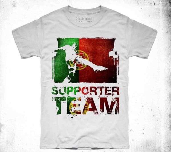 

men 2020 new short sleeve hipster t-shirt team portogallo mondiali europeimale tees