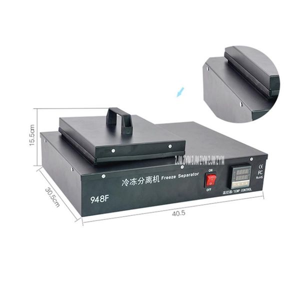 

948f liquid nitrogen frozen separator screen vacuum separation lcd separating machine screen removal machine for repair