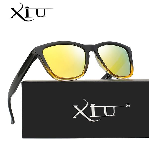 

xiu brand design men sunglasses polarized mirror lens man sun glasses vintage goggles classic oculos gafas uv400, White;black