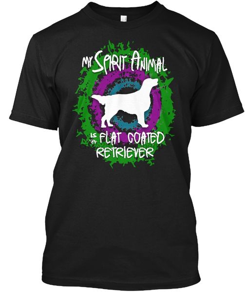

men t shirt a flat coated retriever - spirit animal tshirts women t-shirt