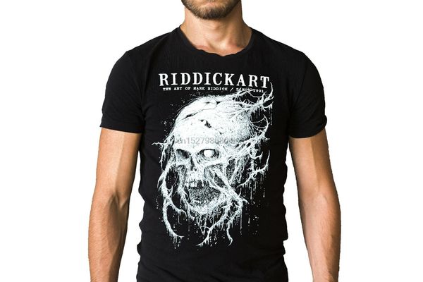 

марк риддик art death skull t-shirt