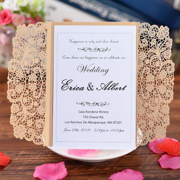 

greeting cards 20pcs invitation pearl paper unique creative card with blank inner sheet for birthday wedding