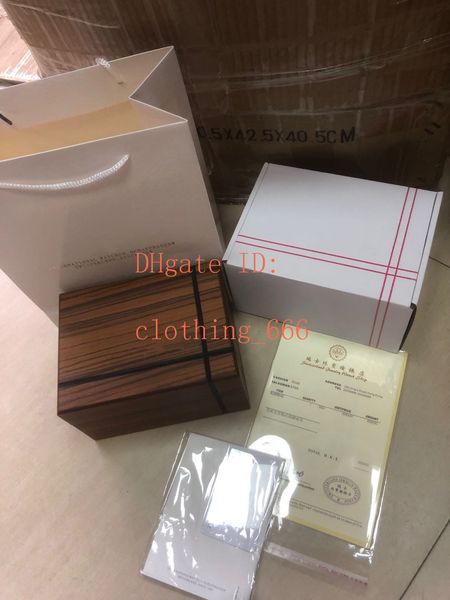 

роскошные наручные часы iw388005 портофиных смотреть оригинальный box papers деревянных коробки для pilot portuguese семейного хронографа ча, Black;blue