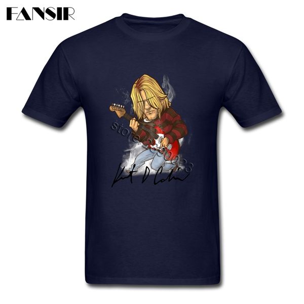 

2020 новый модные tee shirt для мужчин kurt cobain мужские футболки с коротким рукавом crewneck хлопок группа одежда tops