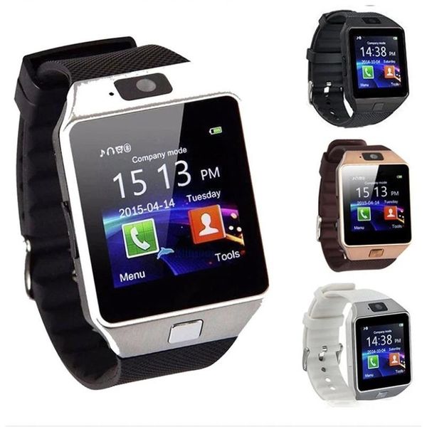 

smart watch bluetooth dz09 32gb support tf sim card for iphone android samsung htc sony nokia wearable smart watches