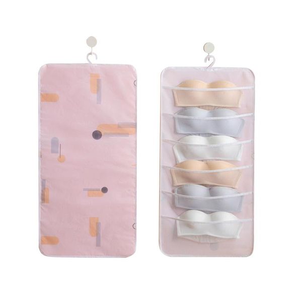 

hanging storage bag floral print hanging storage organizer waterprof buggy bag for underwear underpants socks