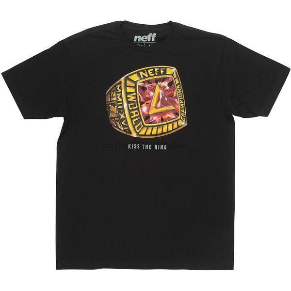 

neff men champ t shirt black