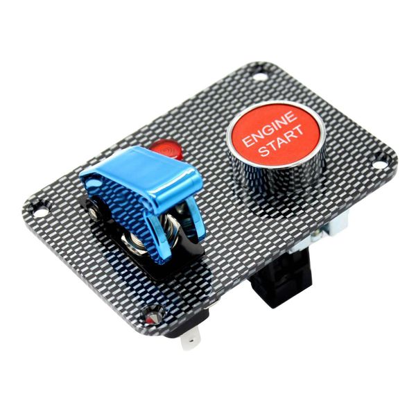

car boat engine start push button blue cover toggle ignition switch