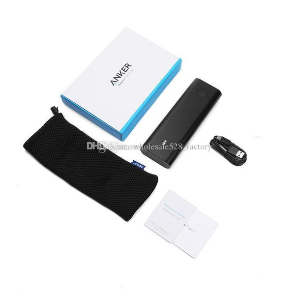 

anker powercore 20100mah power bank quick charge 5v/6a 30w poweriq battery pack 2.4a powerbank usb charger for smartphone tablets