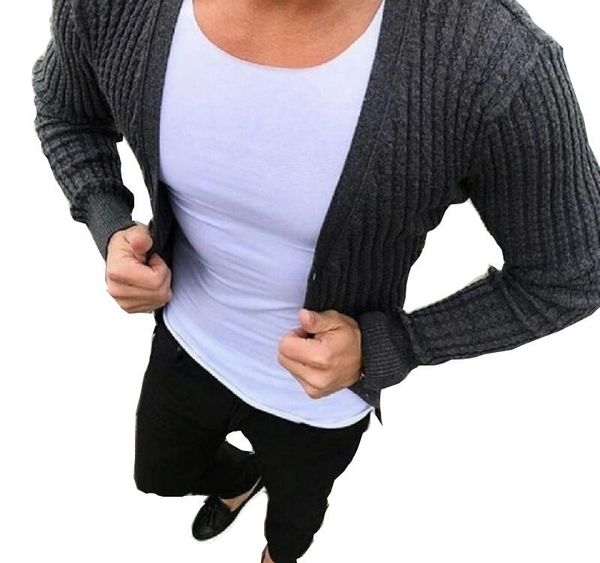 

men s slim knitted cardigan sweaters new autumn men casual plus size cotton sweater fashion green knitwear coat003, White;black