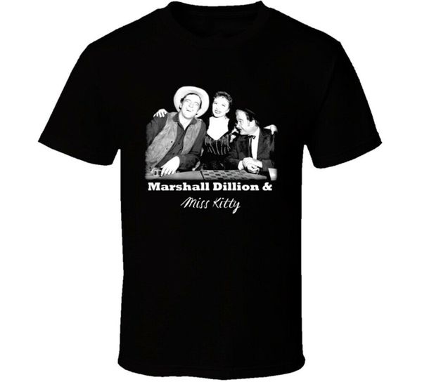 

marshall dillion cowboy tv show t shirt hip-hop tee shirt