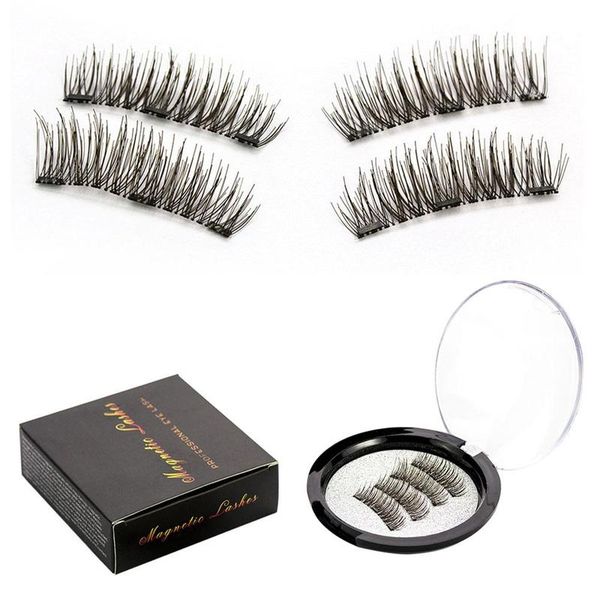 

false eyelashes 4pcs magnet magnetic three anti-allergy
